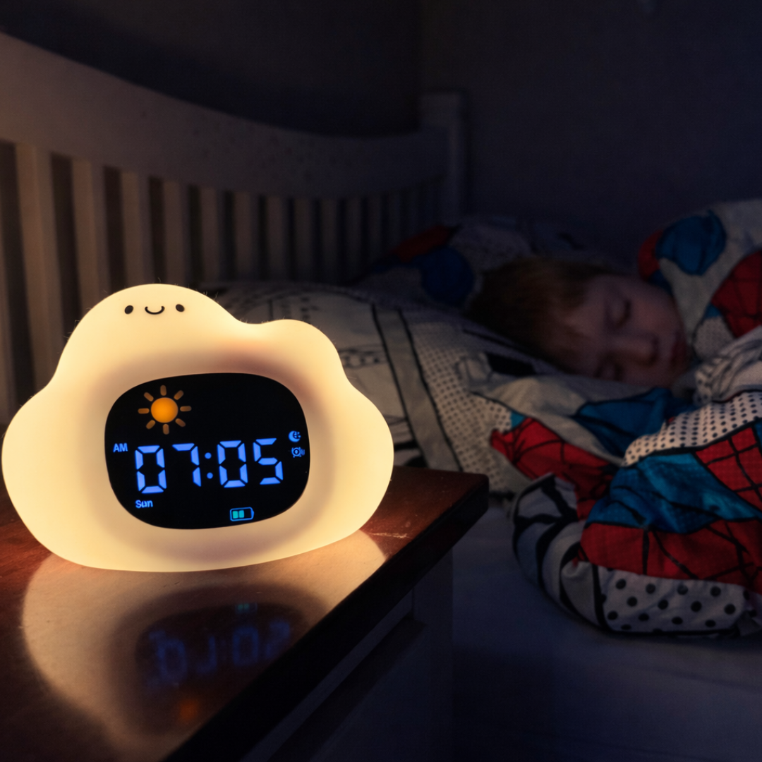 Magic Moon Soother cloud sleepo trainer in child's bedroom